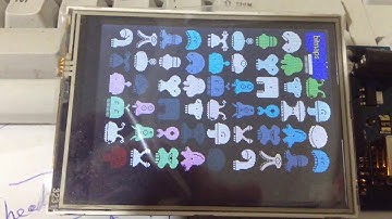 Arduino Mega 2560 running SSD1289 3.2" LCD via 16 bit parallel