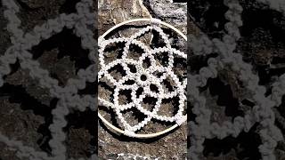 DIY Macrame Flower / Dream Catcher #macrame #diy