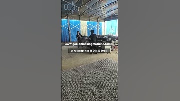 Automatic gabion  mesh machine line