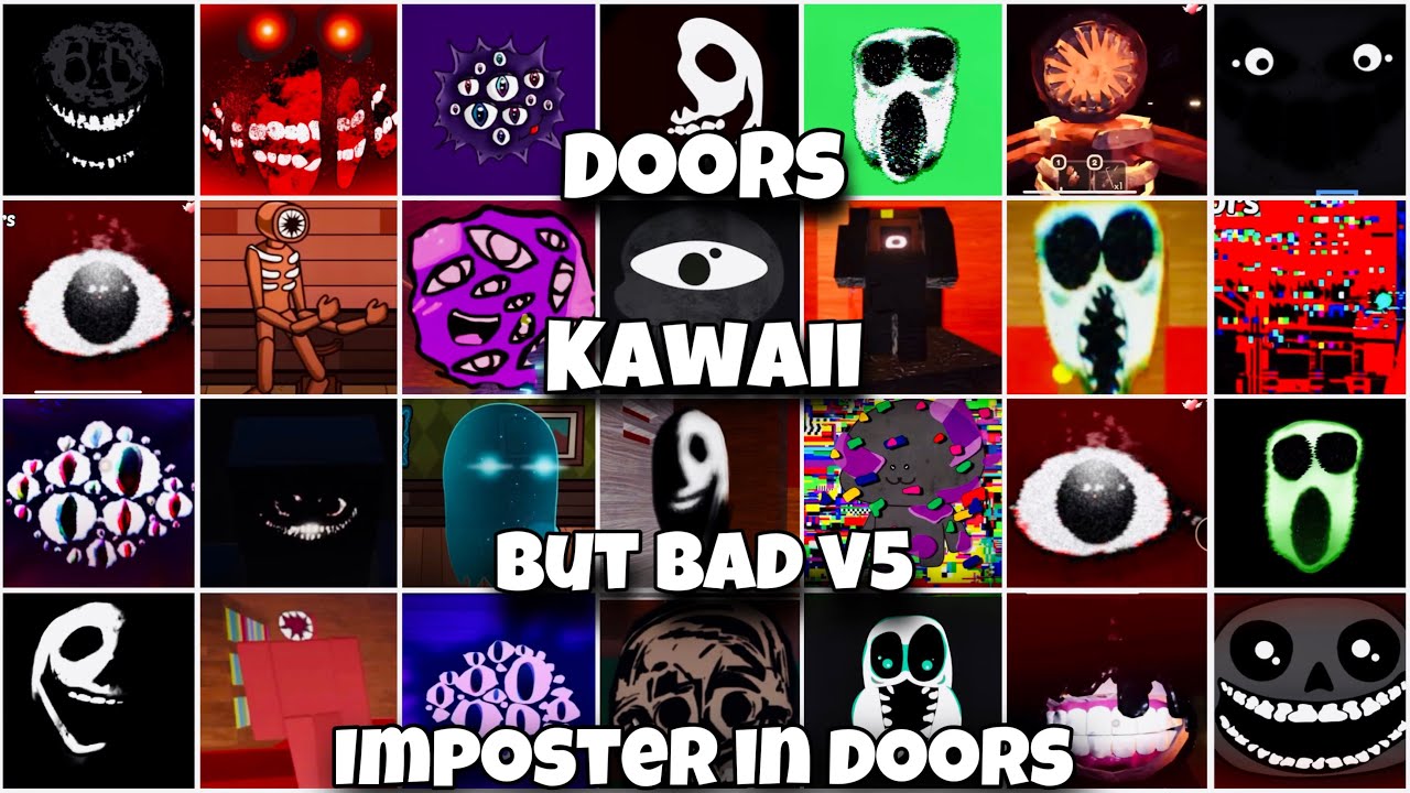 Ambush Jumpscare - DOORS VS DOORS But Bad VS DOORS But Bad V2 