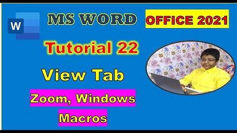 View tab | View tab in ms word | how to use view tab in ms word #rishidotedu