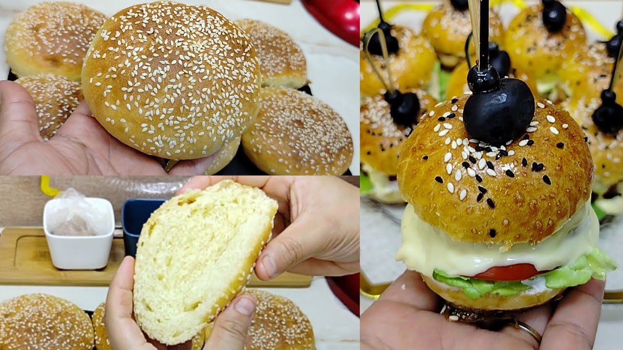  أنجح وصفة لعجينة الهمبورغر القطنية💥ناجحة💯مشروع مربح اشهر رمضان  احسن من تاع المحلات