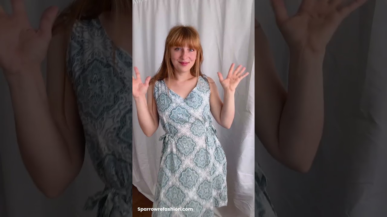 sewing tutorial midi dress free patterns 8 sizes - YouTube