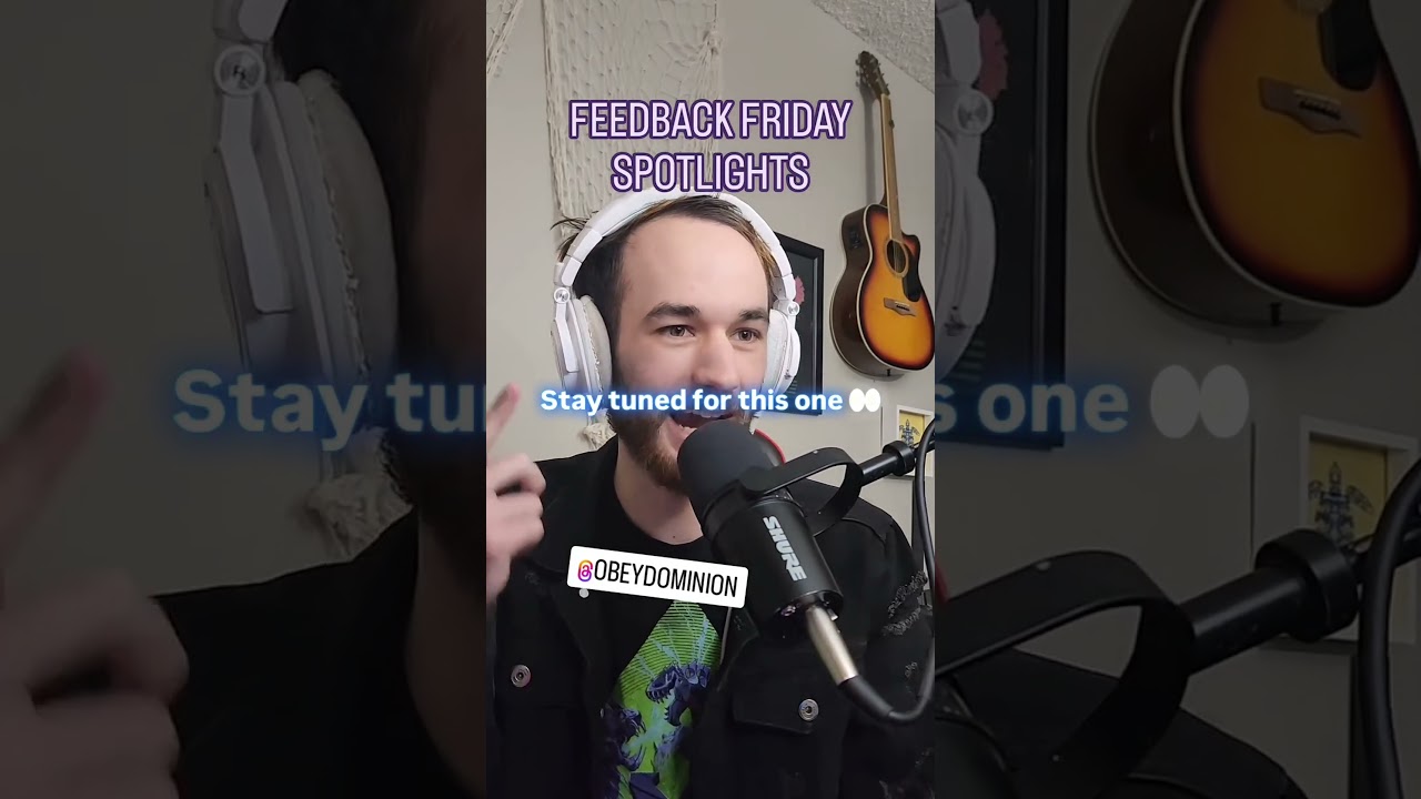 Friday Feedbacks with Extol Records can get intense, here's a sneak peak at what I'm working on 👀