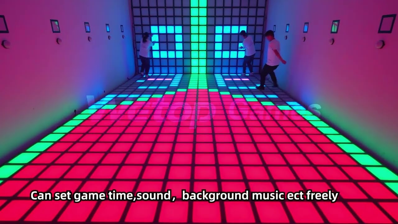 Active game led floor ,pixel game manufacturer