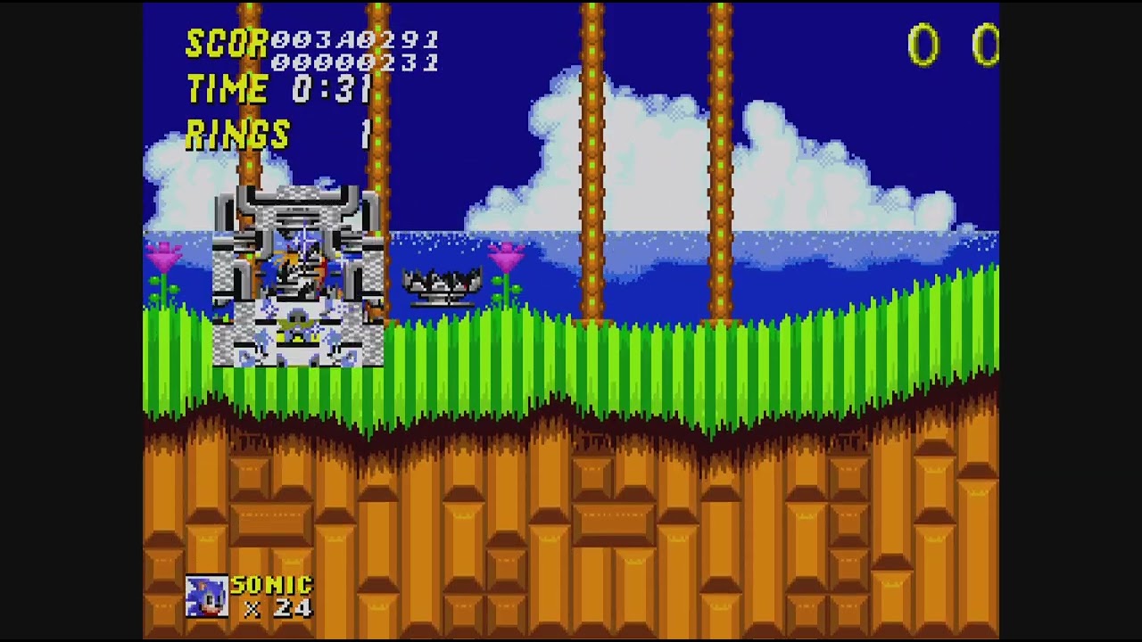 Sonic The Hedgehog 2 - Unlimited Lives and Super Tails Using Debug Mode