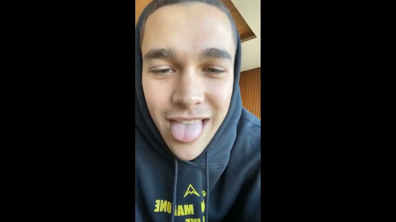 20191012 Austin Mahone Instagram Live