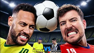 😱 Beat the neymar and win 500,000$ 🤫 #mrbeast #neymar @MrBeast 