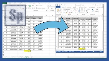 Word - Vincular tabla de Excel a Word. Exportar de Excel a Word. Tutorial en español HD