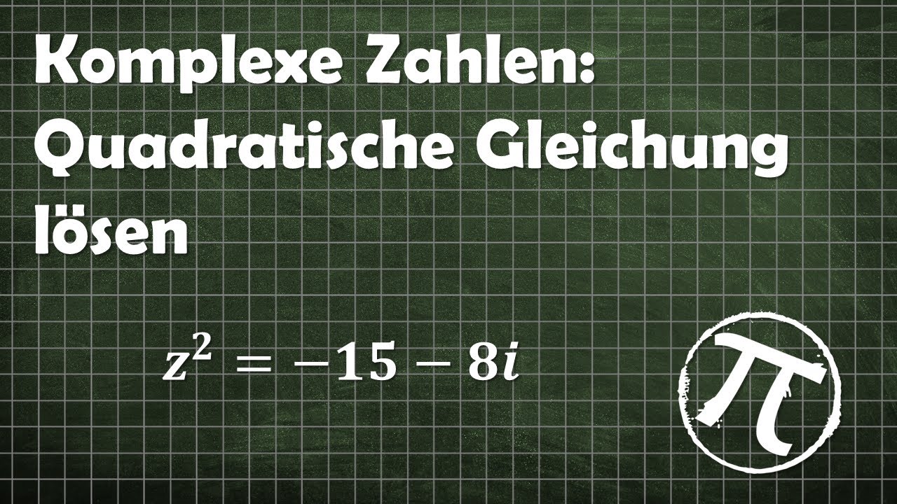 Komplexe Zahlen: Quadratische Gleichung - YouTube