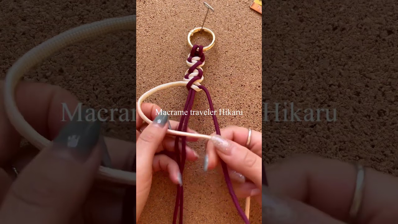 ストラップ作りで使える簡単可愛い結び方🪢✨ Easy & cute knots for