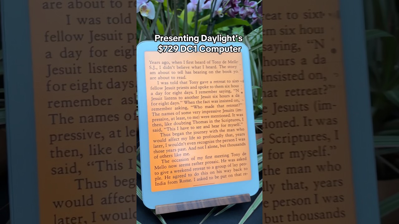 The Daylight DC1 Costs More Than An iPad, But Designed to Do Less