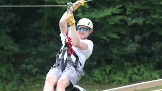 Zip Lining in the Blue Ridge Mountains