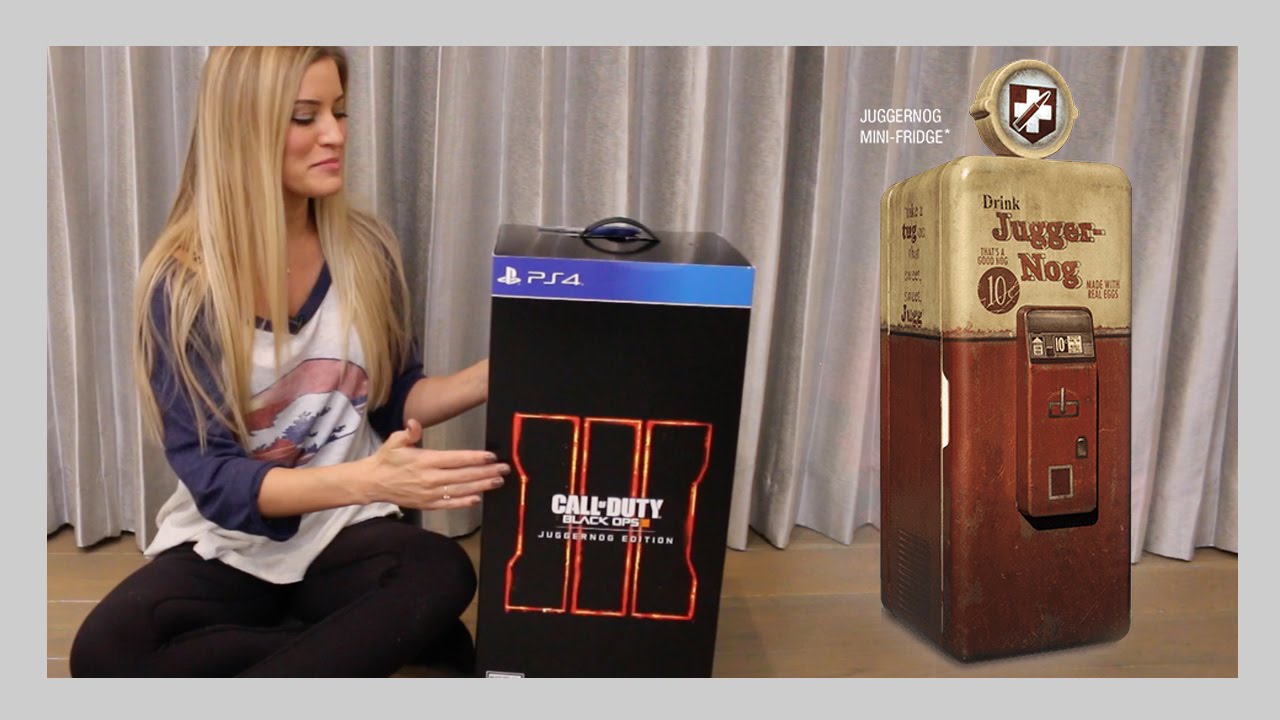 Call of Duty Juggernog Black Ops 3 Edition Mini-fridge! iJustine - YouTube