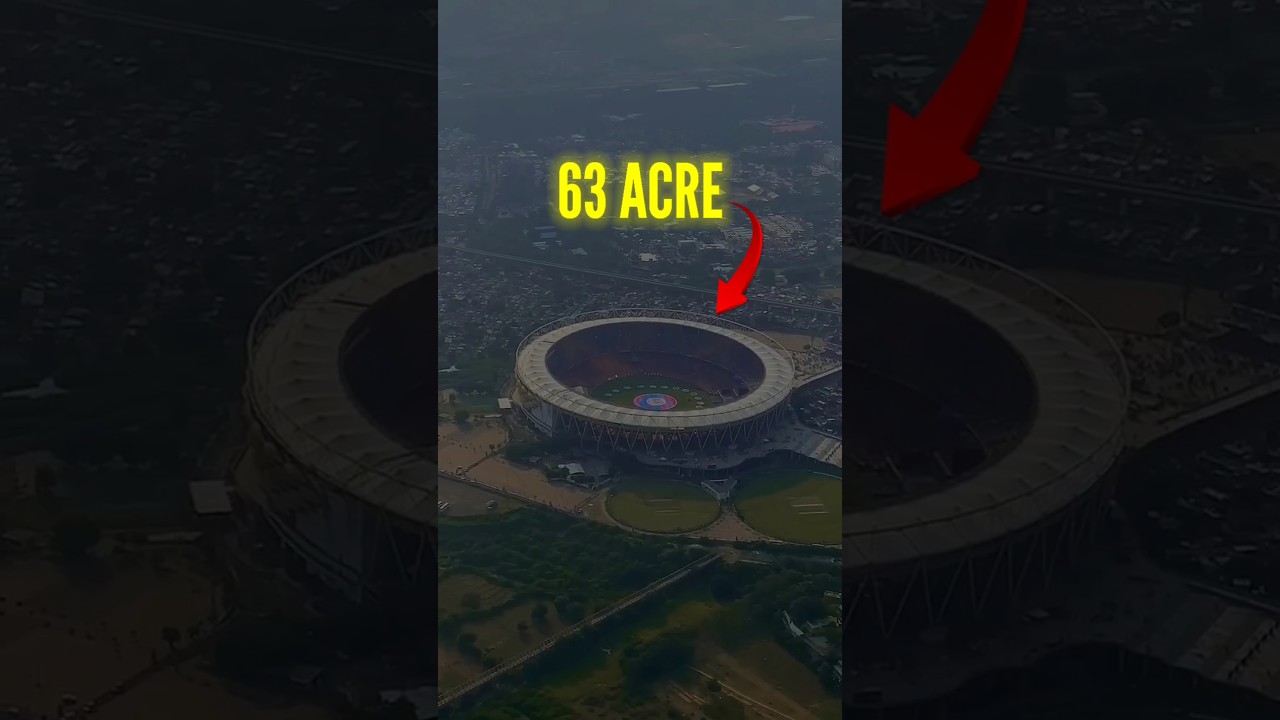 Why was Narendra Modi Stadium built on 63 acres? #shorts