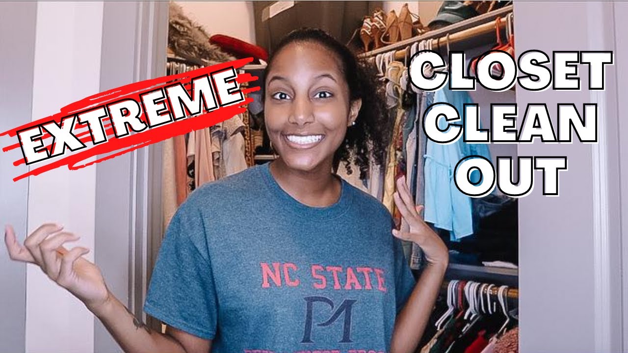 EXTREME CLOSET CLEAN OUT 2020: Shop my closet! - YouTube