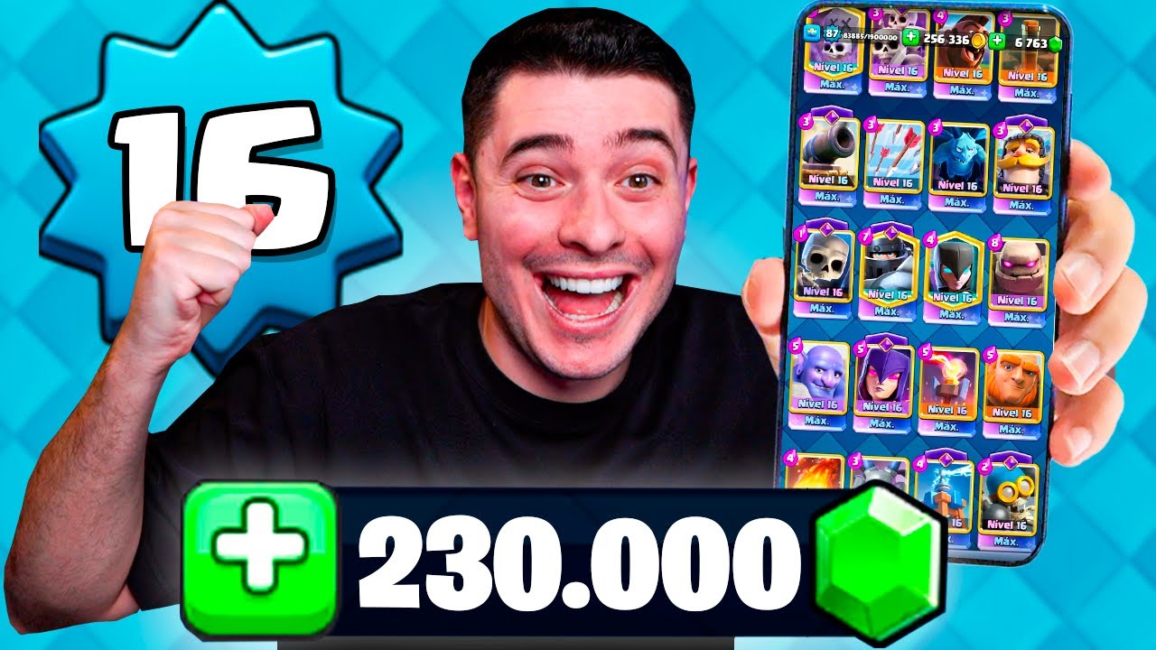 GEMEI MINHA CONTA INTEIRA PRO NIVEL MÁXIMO 16!