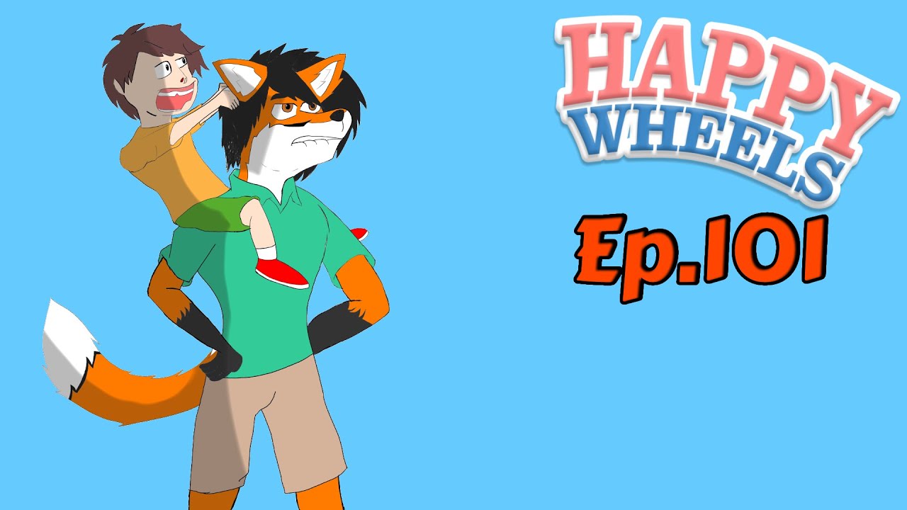 TailslyPlays Happy Wheels[Ep.101]Spike fall Steve ft.Cityfounder