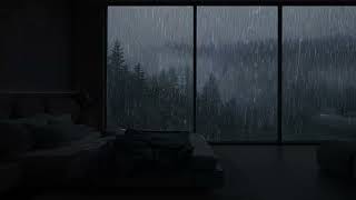Window Rain and Ambient Music: Soothe the Soul | Rain Sounds For Sleeping