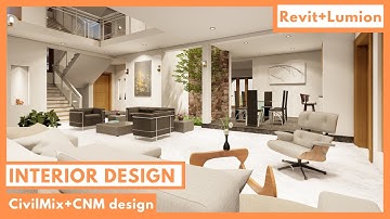 You will be surprised by the interior design video of this house  - Revit + Lumion