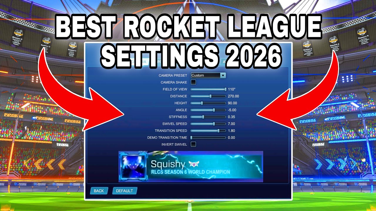 NEW BEST ROCKET LEAGUE SETTINGS IN 2026