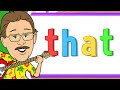 I Love Learning Sight Words | That | Jack Hartmann Sight Words