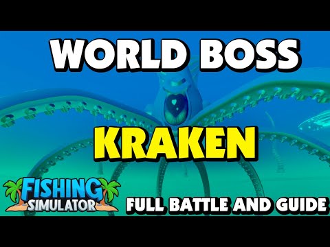 Fishing Simulator - New Kraken World Boss! - Full quest guide and battle