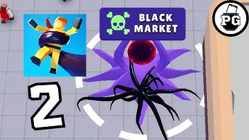 First Bots and Black Market 👽 Alien Invasion: RPG Idle Space - Gameplay Walkthrough |Part 2|