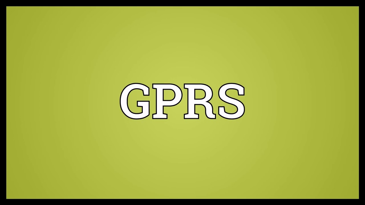 GPRS Meaning