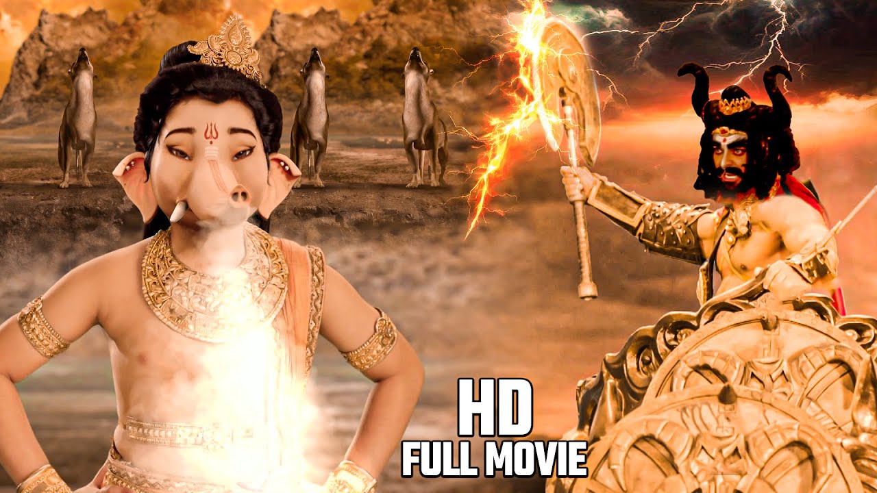 दिल दहला देने वाला बाल गणेश और महिसासुर में भयंकर युद्ध 