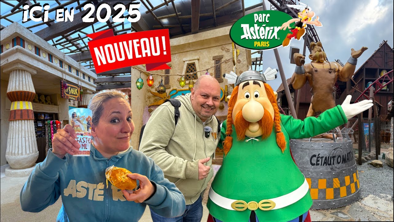 DECOUVERTE DES NOUVEAUTES AU PARC ASTERIX 2025- RESTAURANT FASTES DU NIL - NOUVELLE ZONE EGYPTIENNE