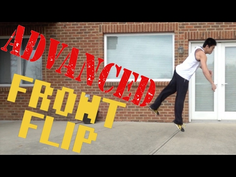 How To Do An Advanced Front Flip (Parkour/Freerunning) Tutorial