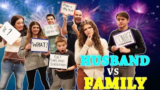 5 Family Members vs 1 Husband New Years 2021!