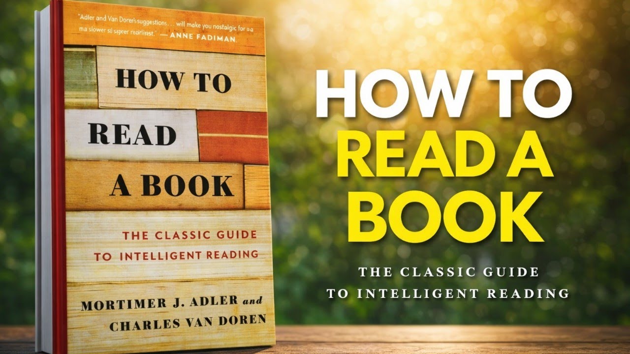 Stop Reading Books Wrong! | How to Read a Book by Mortimer J. Adler (Full Summary)Audiobook Insights
