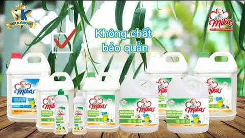 Nước Rửa Chén Sinh Học Mika Đức