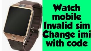 How to solve invalid sim problem in the smart watch using Code screenshot 4