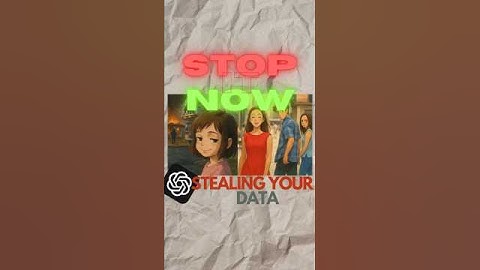 AI IS STEALING YOUR DATA!!! SAVE YOURSELF