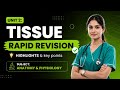 Tissue Anatomy and Physiology | Bsc Nursing 1st Year Sem 1 | Chapter 2 Rapid Revision For Exams