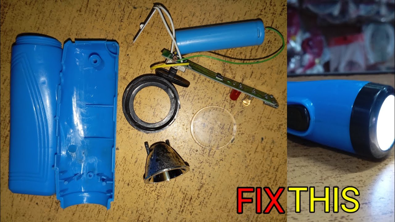 How to Fix On LED Flashlight | Easy Repair Guide - YouTube