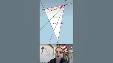 Triangle Incenter, Orthocenter, & Circumcenter Phenomenon 👀