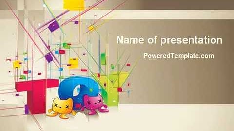 Toy Theme PowerPoint Template by PoweredTemplate.com