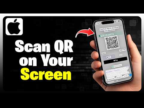 How to Scan QR Code on Your iPhone Screen (No Second Phone Needed)
