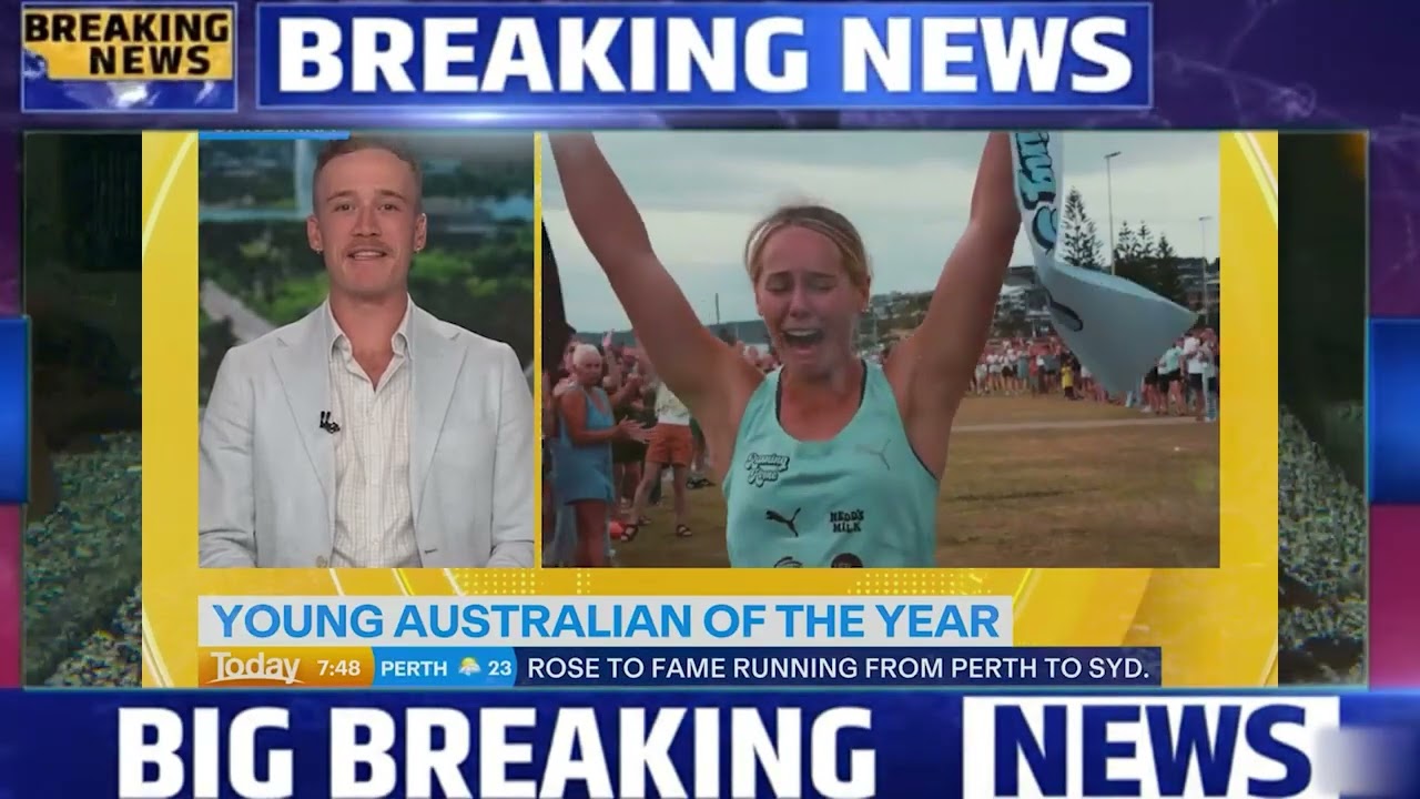 🛡️ Tradie turned ultra marathon runner named Young Australian of the Year