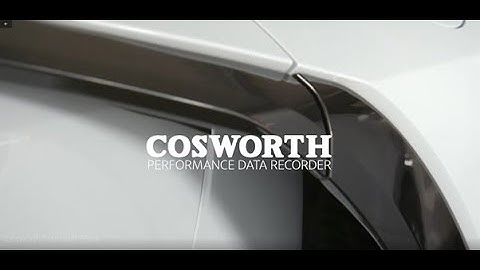Cosworth Performance Data Recorder (PDR)