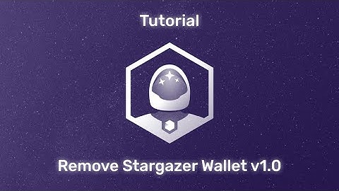 Remove Stargazer Wallet v1.0