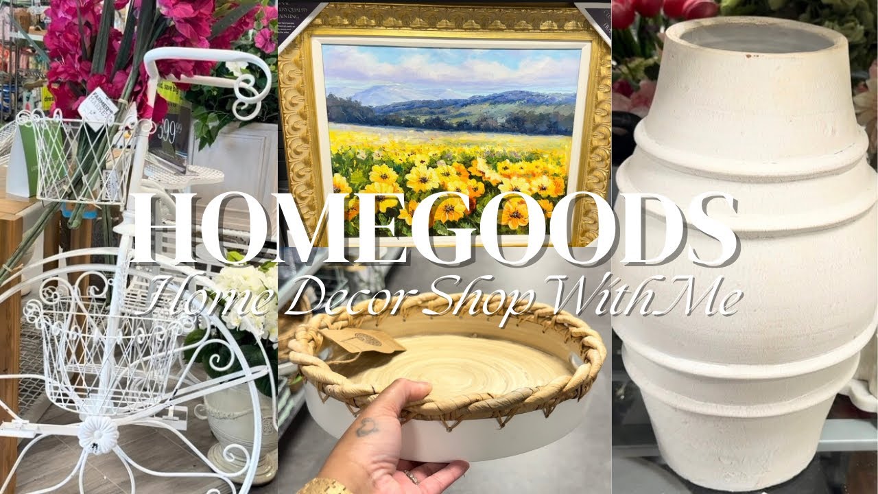 View of NEW AT HOMEGOODS SHOPPING HAUL | AFFORDABLE & HIGH END HOME DECOR FINDS ...