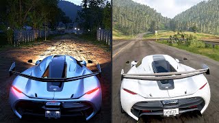 MODIFIED KOENIGSEGG JESKO DAY/NIGHT GAMEPLAY || FORZA HORIZON 5