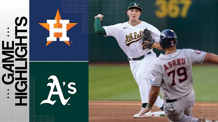 Astros vs. A's Game Highlights (7/22/23) | MLB Highlights - 天天要闻