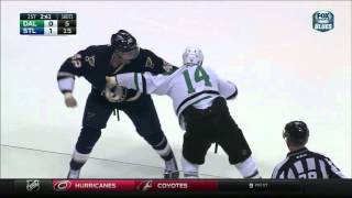 Gotta See It: Backes & Benn have a captain vs captain fight
