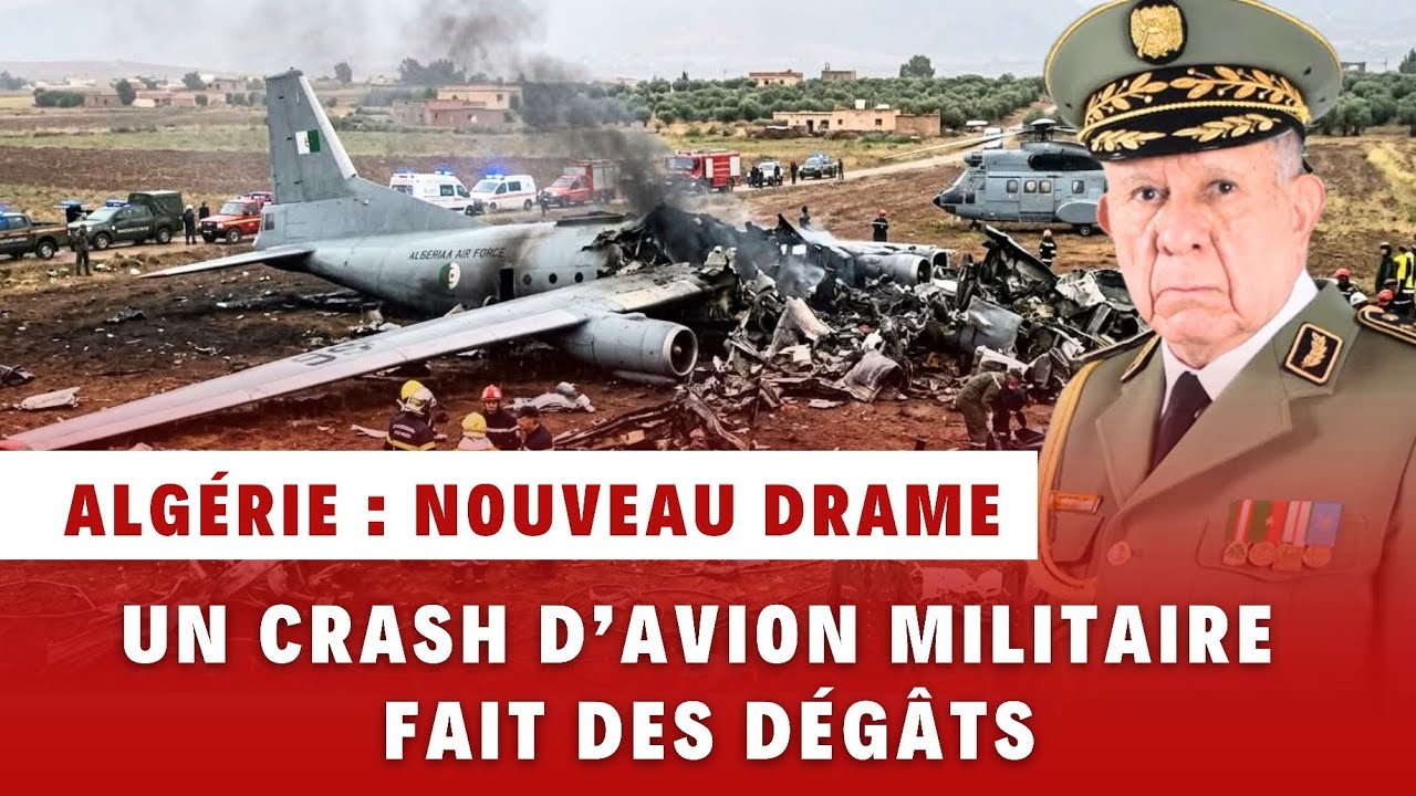 Crash militaire en Algérie : la série noire des avions de l’armée relance les doutes et la colère